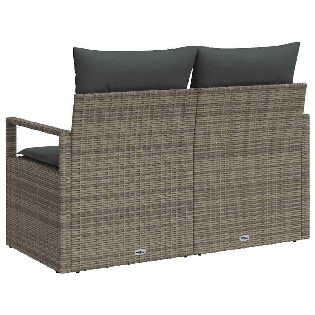 vidaXL Sofa Ogrodowa z poduszką 120 x 62 x 69 cm polirattan