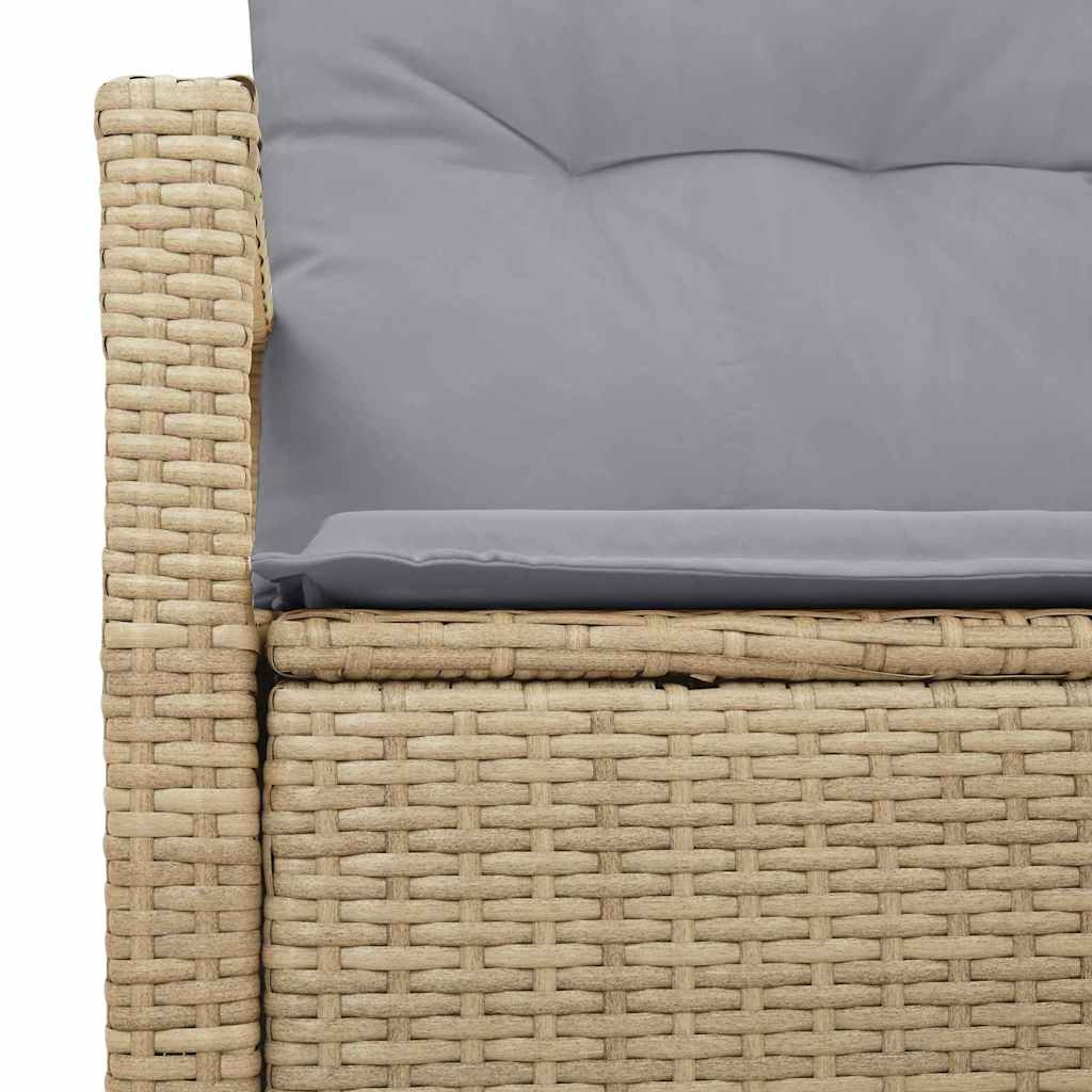 vidaXL Sofa Ogrodowa z poduszką 120 x 62 x 69 cm polirattan
