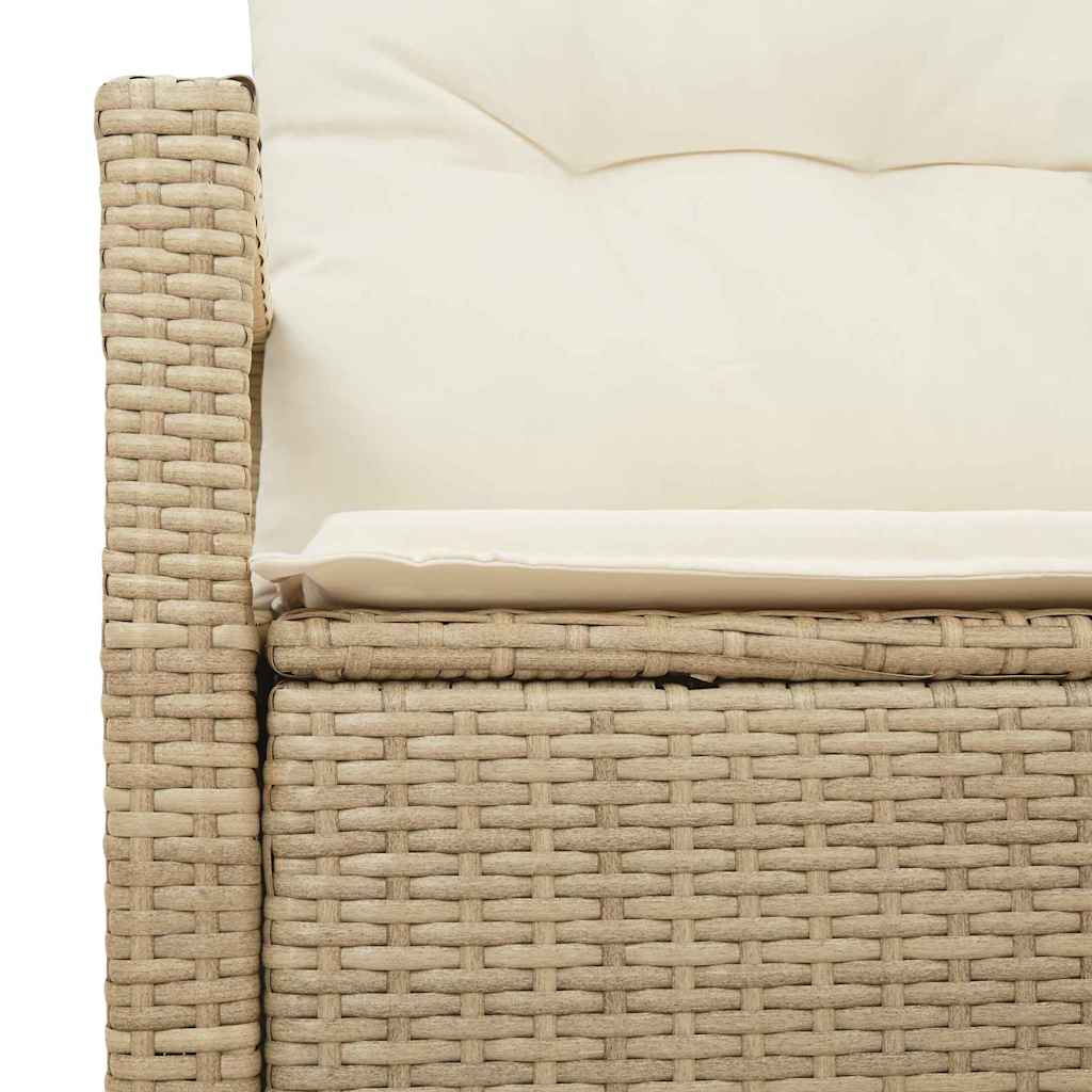 vidaXL Sofa Ogrodowa z poduszką 120 x 62 x 69 cm polirattan