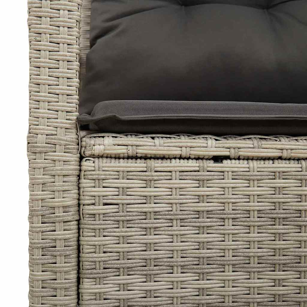 vidaXL Sofa Ogrodowa z poduszką 120 x 62 x 69 cm polirattan