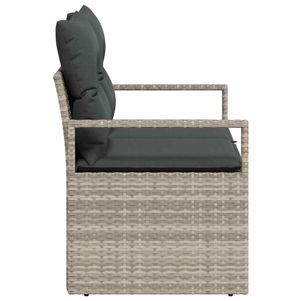 vidaXL Sofa Ogrodowa z poduszką 120 x 62 x 69 cm polirattan