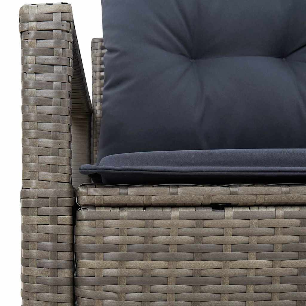 vidaXL Sofa Ogrodowa z poduszką 120 x 62 x 69 cm polirattan