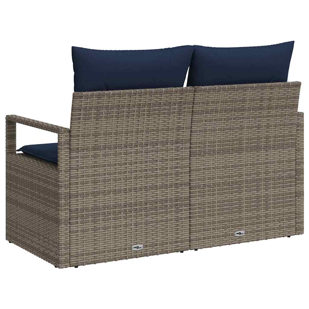 vidaXL Sofa Ogrodowa z poduszką 120 x 62 x 69 cm polirattan