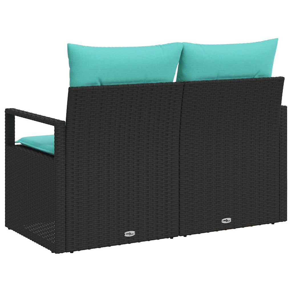 vidaXL Sofa Ogrodowa z poduszką 120 x 62 x 69 cm polirattan