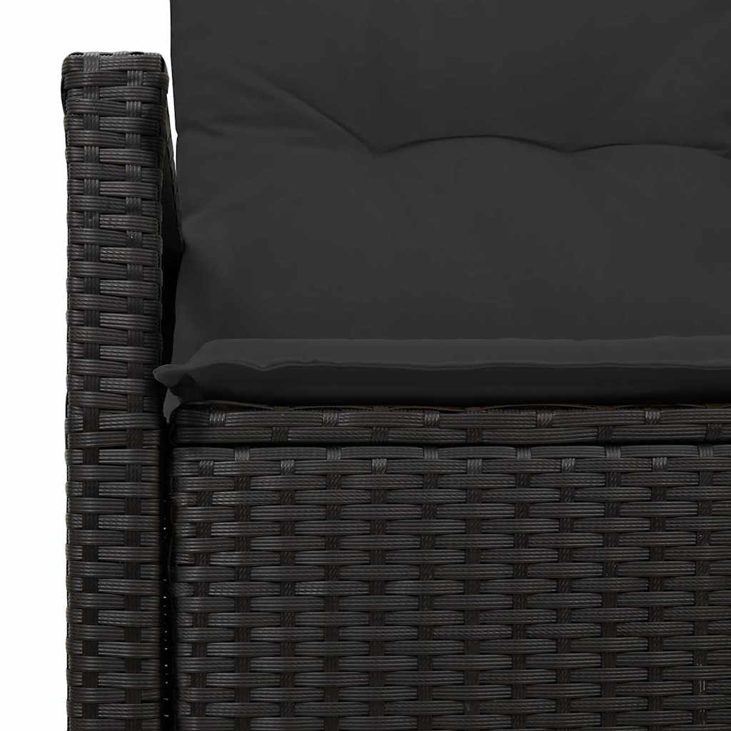 vidaXL Sofa Ogrodowa z poduszką 120 x 62 x 69 cm polirattan