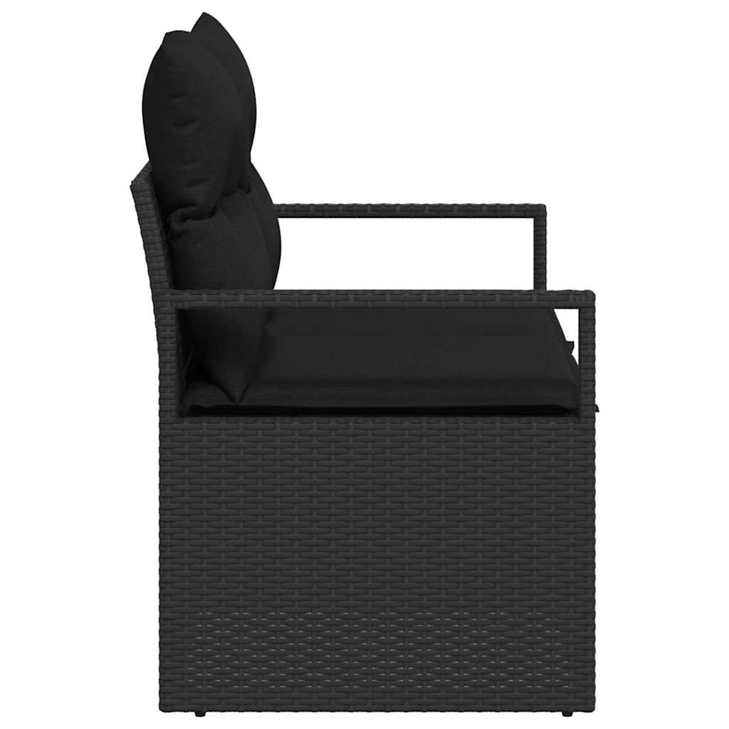 vidaXL Sofa Ogrodowa z poduszką 120 x 62 x 69 cm polirattan