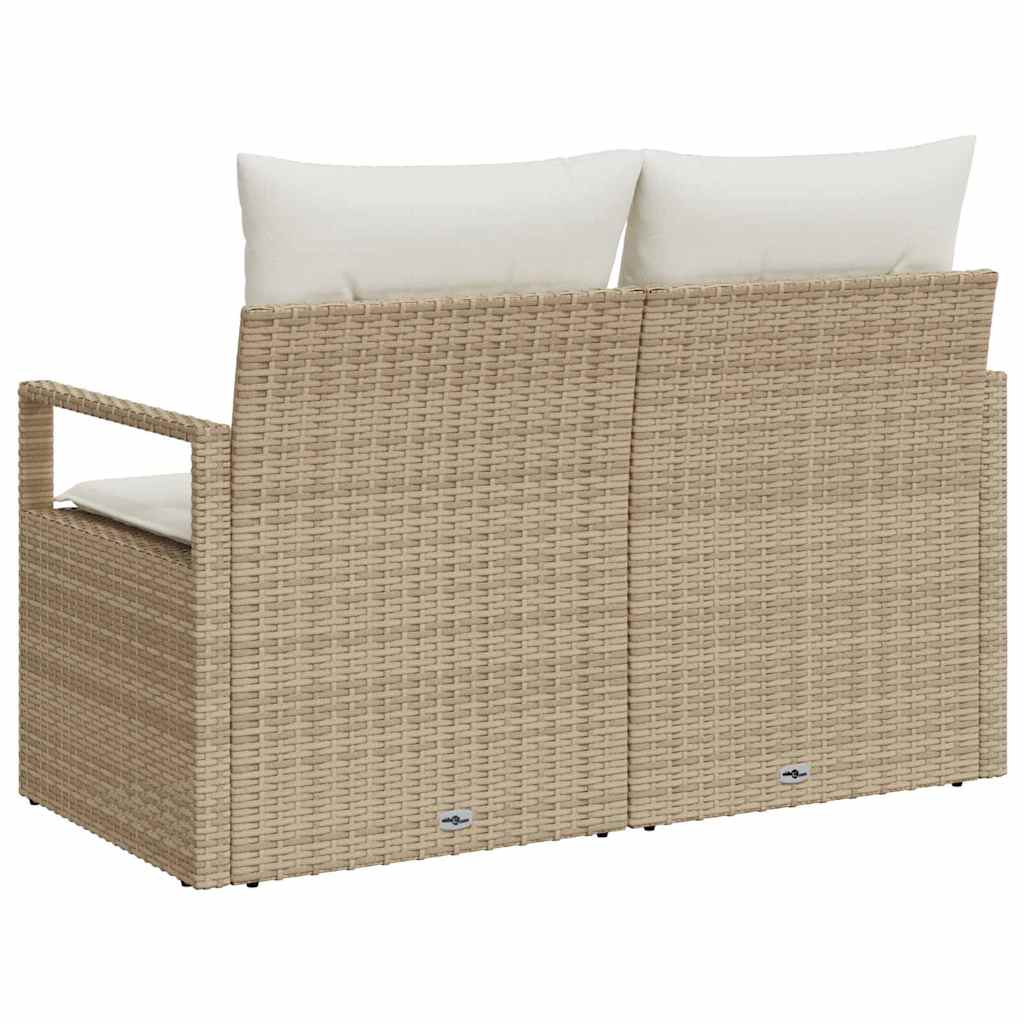 vidaXL Sofa Ogrodowa z poduszką 120 x 62 x 69 cm polirattan
