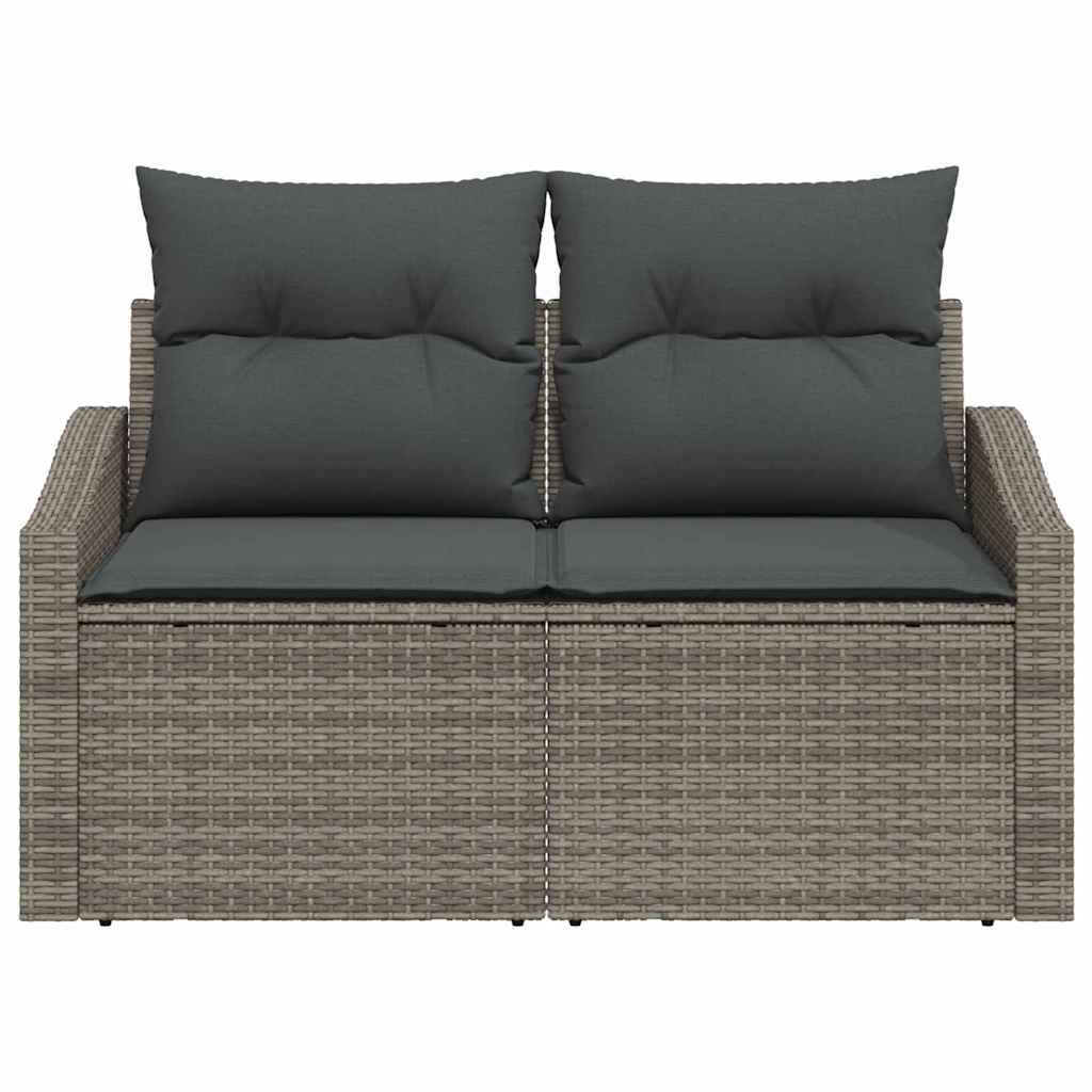 vidaXL Sofa Ogrodowa z poduszką 123 x 62 x 69 cm polirattan