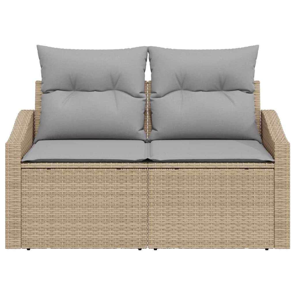 vidaXL Sofa Ogrodowa z poduszką 123 x 62 x 69 cm polirattan