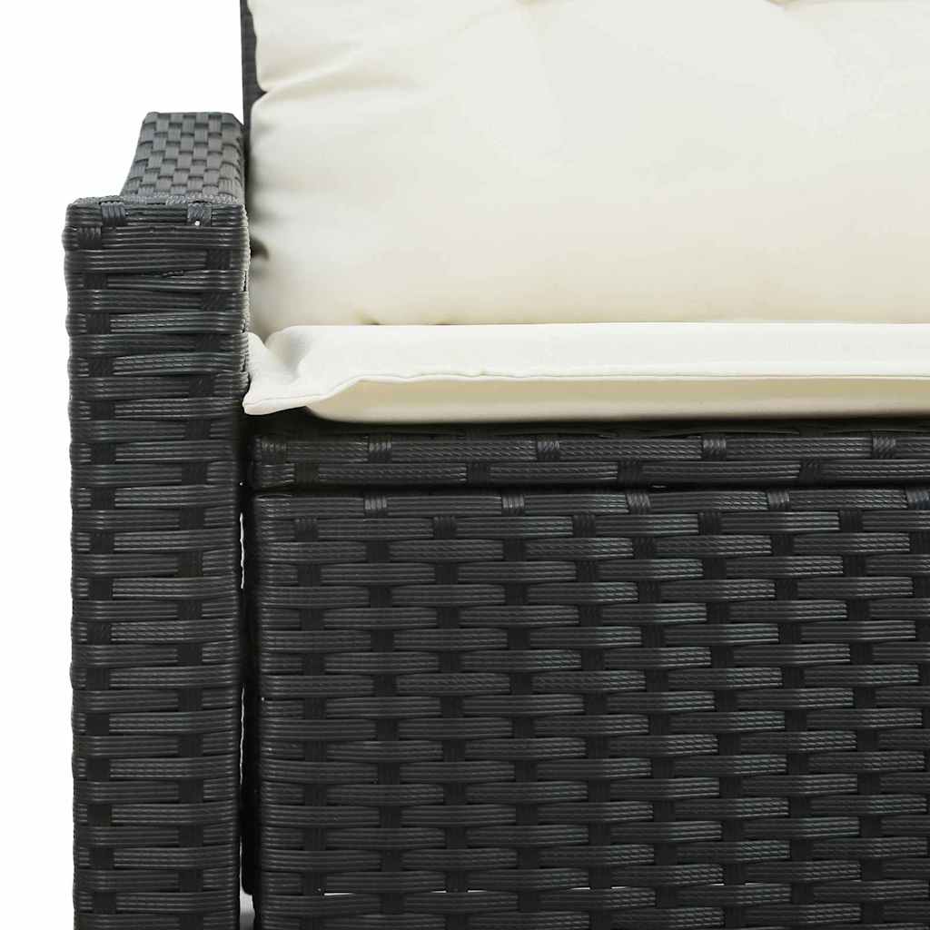 vidaXL Sofa Ogrodowa z poduszką 123 x 62 x 69 cm polirattan