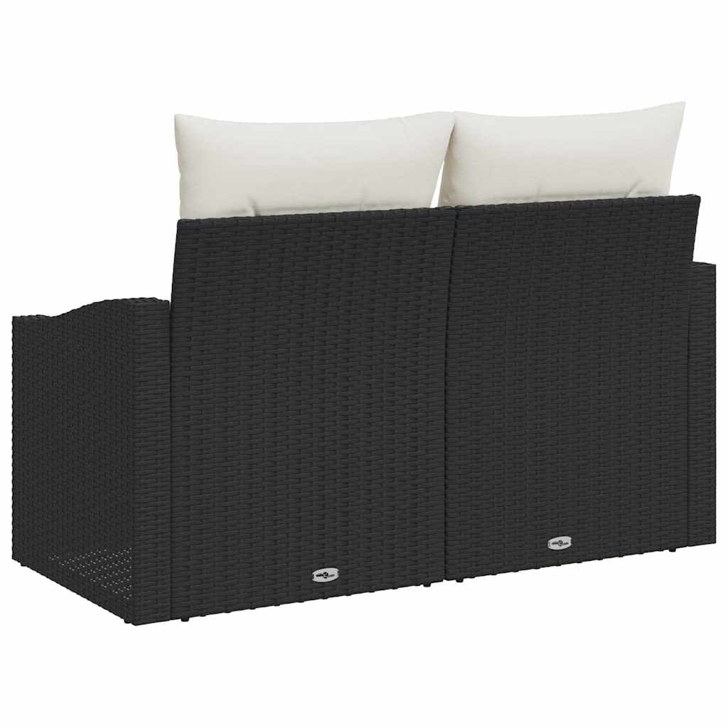 vidaXL Sofa Ogrodowa z poduszką 123 x 62 x 69 cm polirattan