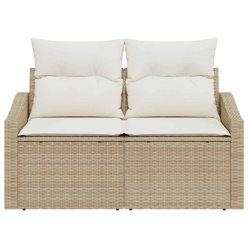 vidaXL Sofa Ogrodowa z poduszką 123 x 62 x 69 cm polirattan