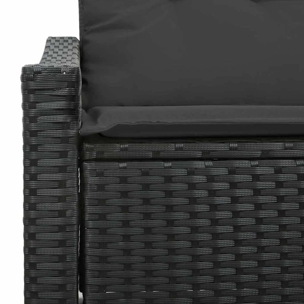 vidaXL Sofa Ogrodowa z poduszką 123 x 62 x 69 cm polirattan
