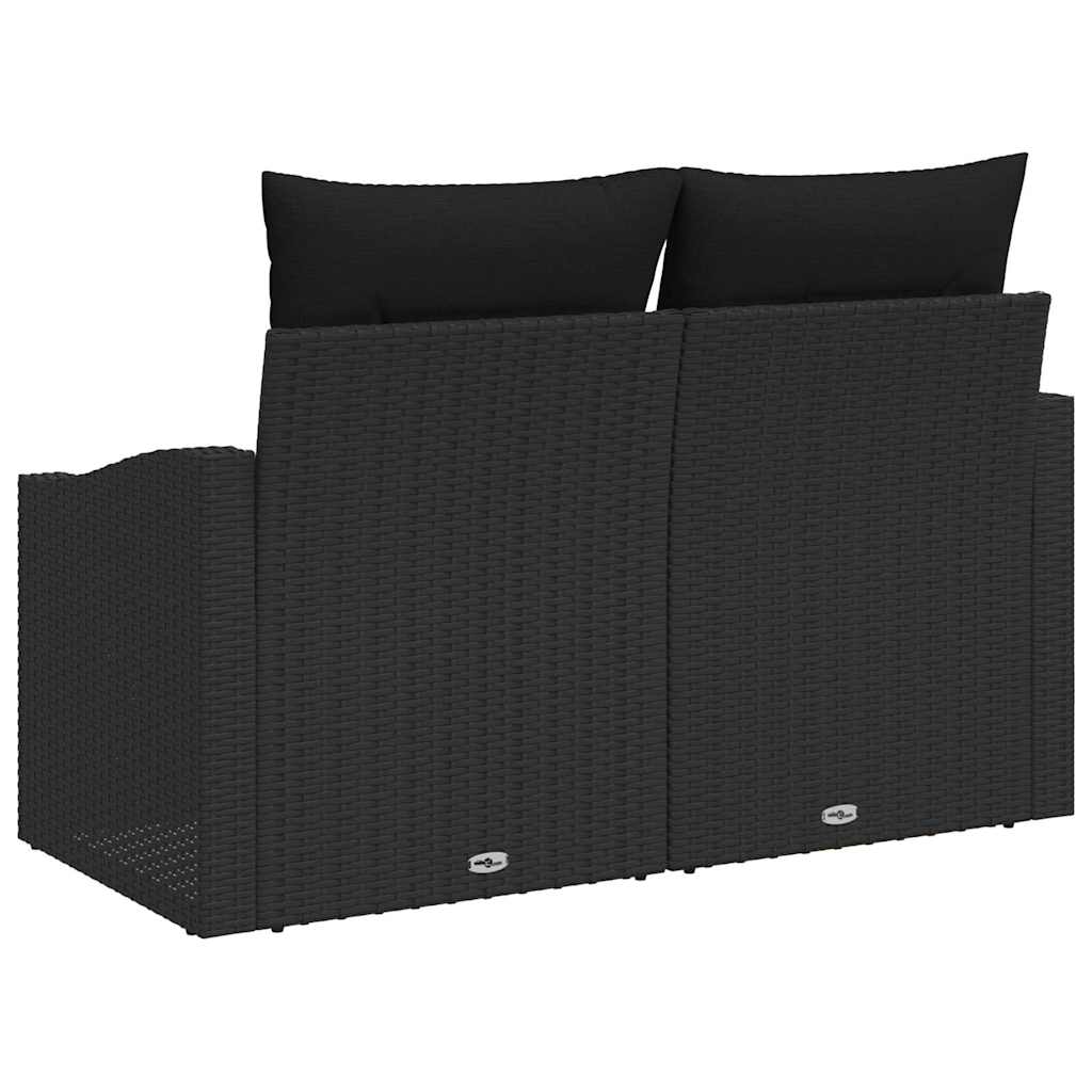 vidaXL Sofa Ogrodowa z poduszką 123 x 62 x 69 cm polirattan