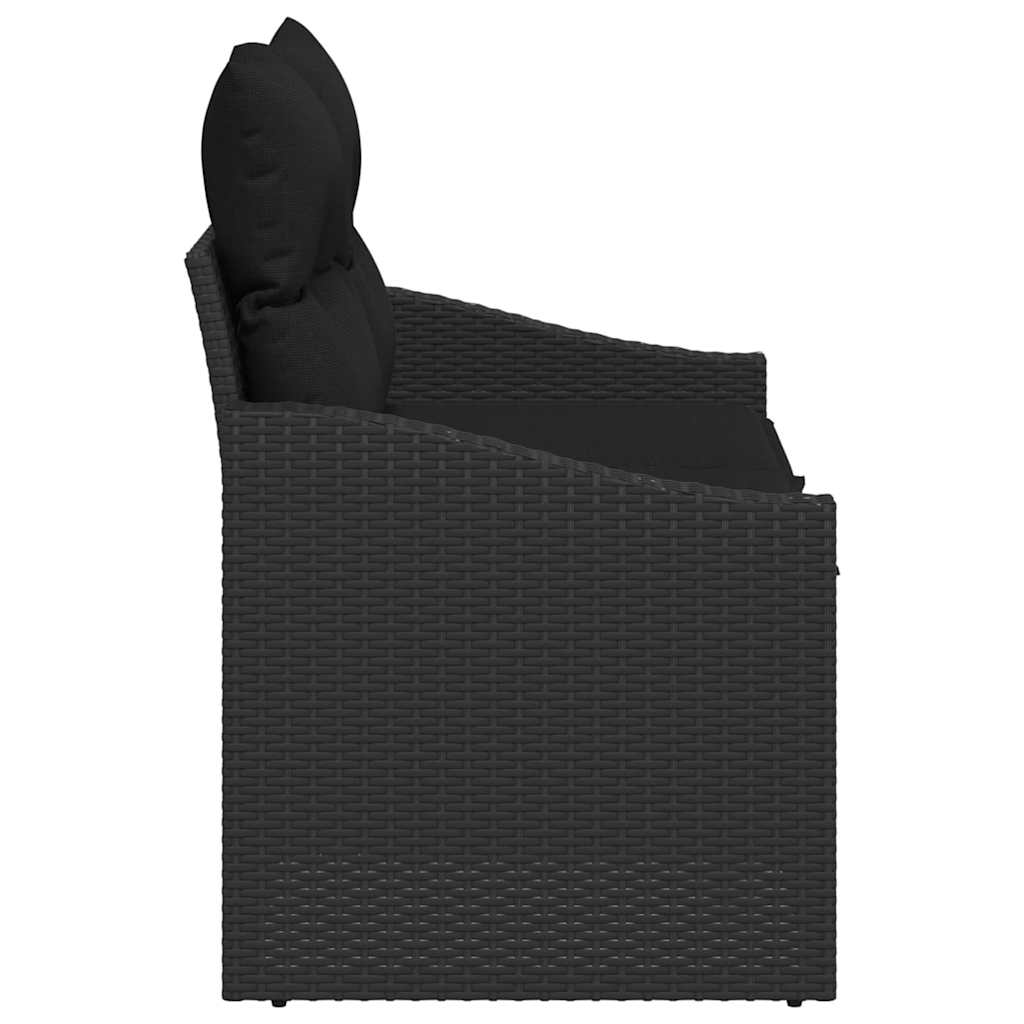 vidaXL Sofa Ogrodowa z poduszką 123 x 62 x 69 cm polirattan