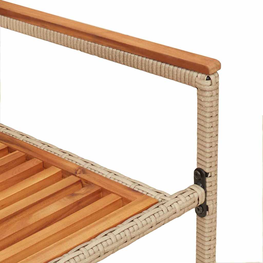 vidaXL Zestaw krzeseł ogrodowych 2 pcs Brązowy i beżowy
