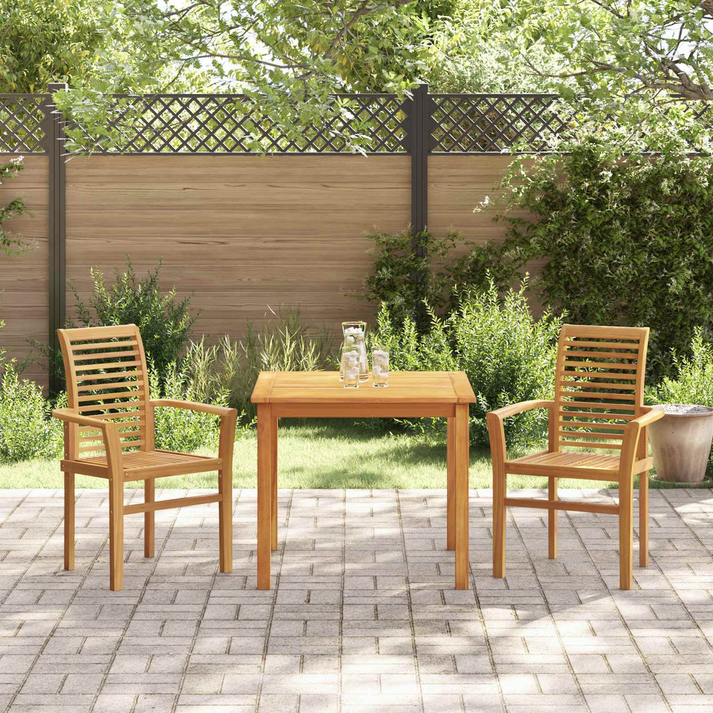 vidaXL Krzesło jadalniane 2 pcs Brązowy 62 x 55 x 94 cm