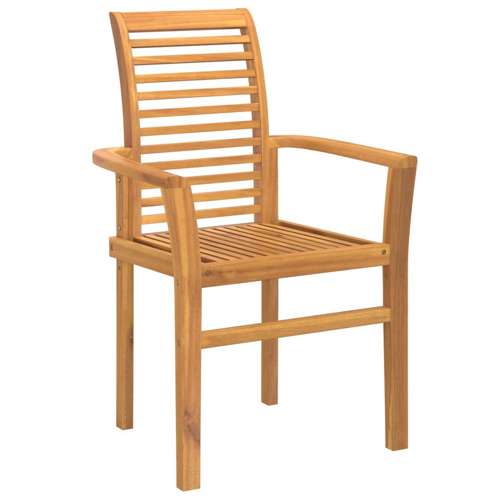 vidaXL Krzesło jadalniane 2 pcs Brązowy 62 x 55 x 94 cm