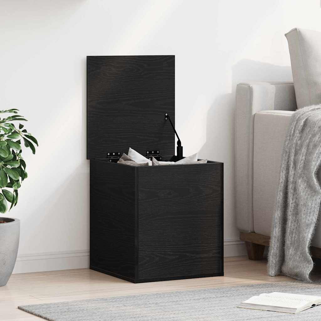 vidaXL Skrzynia do przechowywania Czarny Dąb 40 x 42 x 46 cm