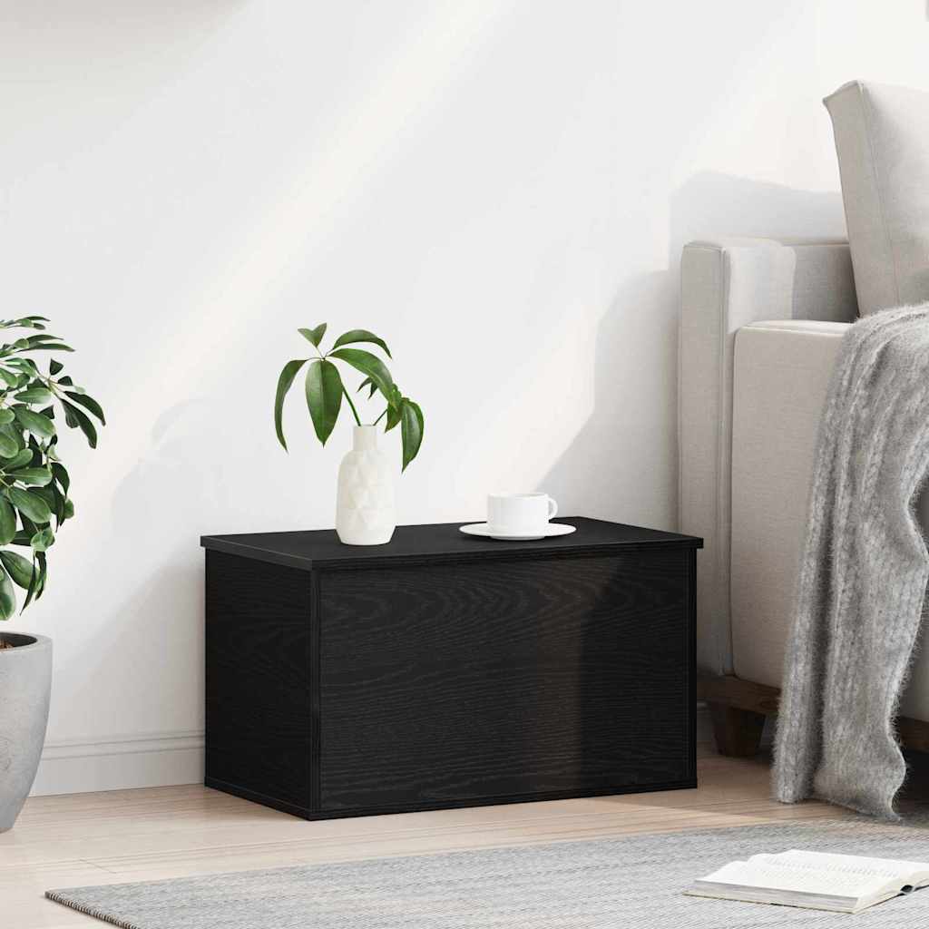 vidaXL Skrzynia do przechowywania Czarny Dąb 60 x 35 x 35 cm
