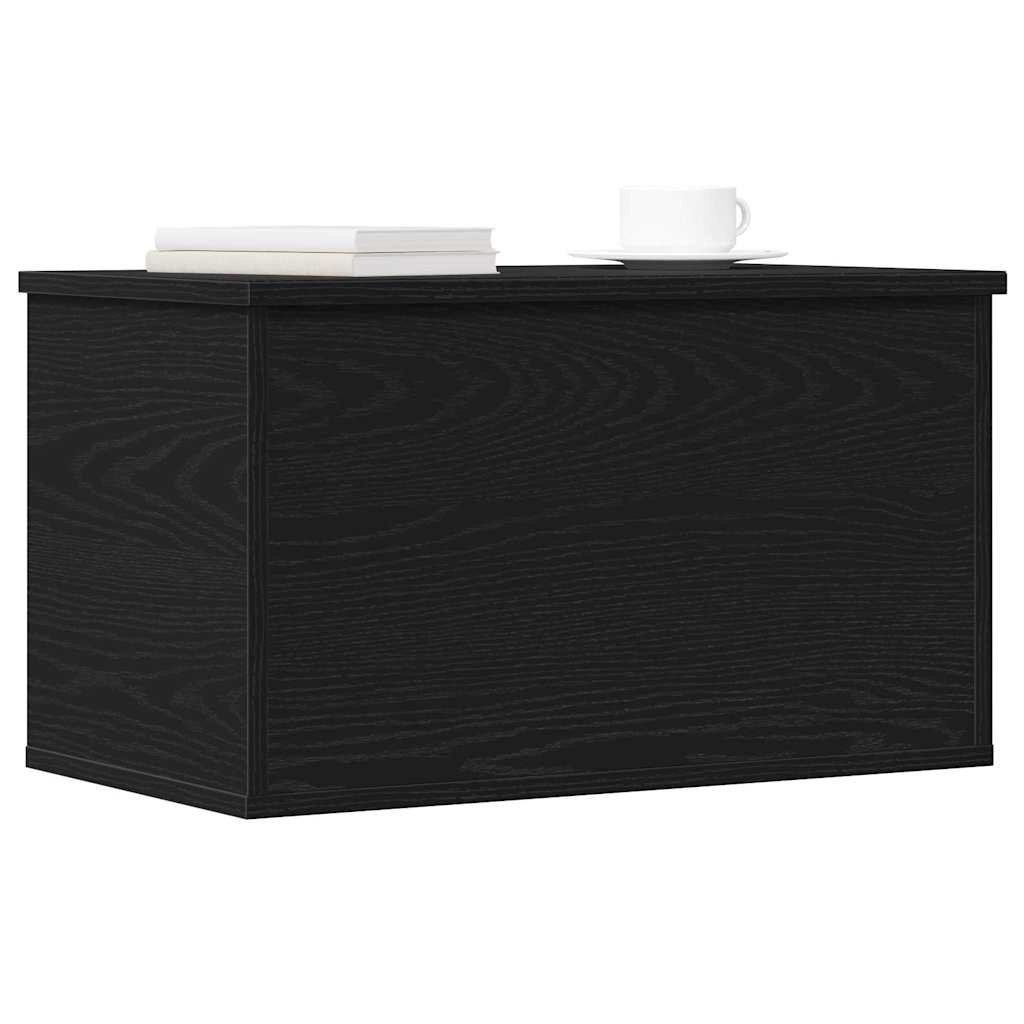 vidaXL Skrzynia do przechowywania Czarny Dąb 60 x 35 x 35 cm