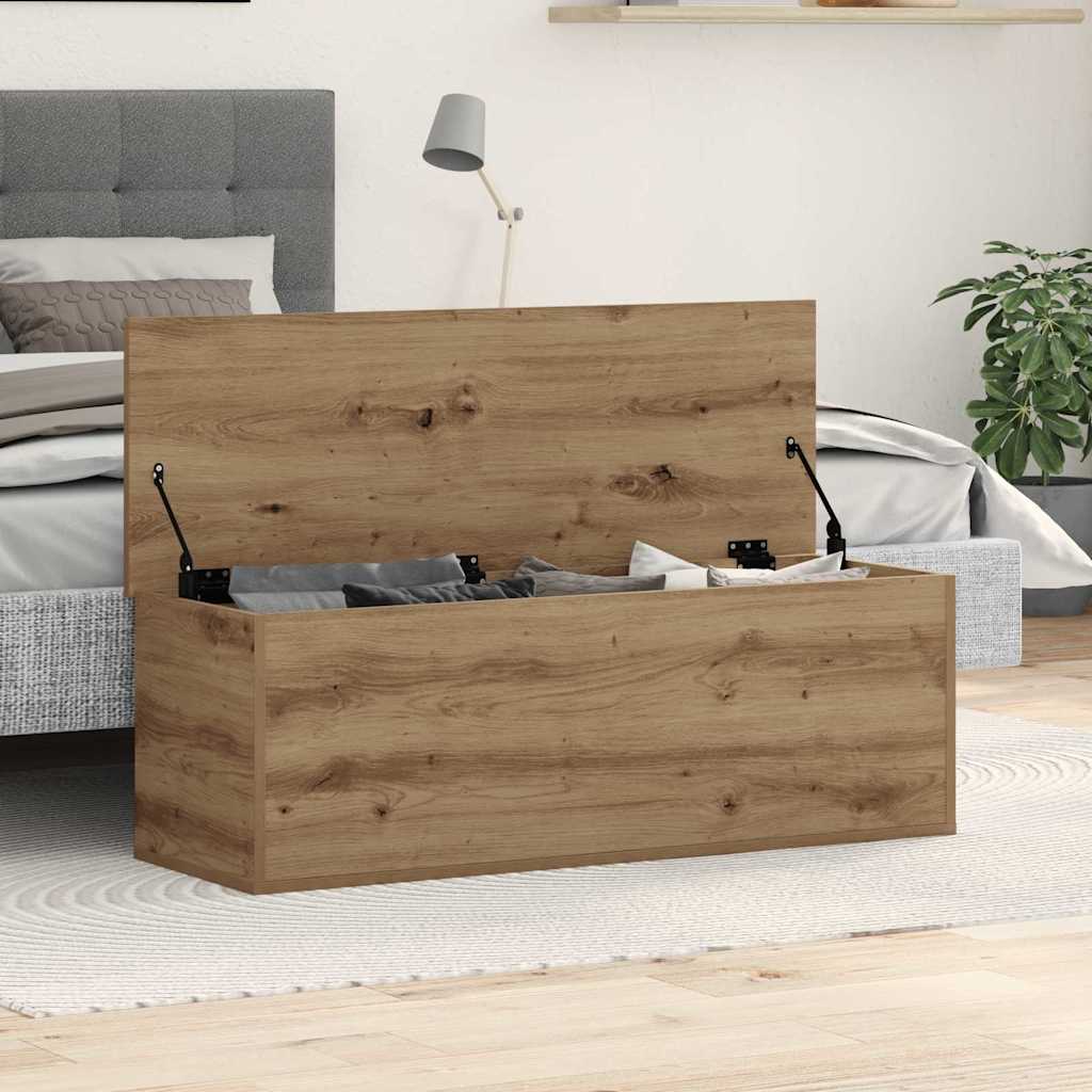 vidaXL Skrzynia do przechowywania Dąb rzemieślniczy 102 x 35 x 35 cm