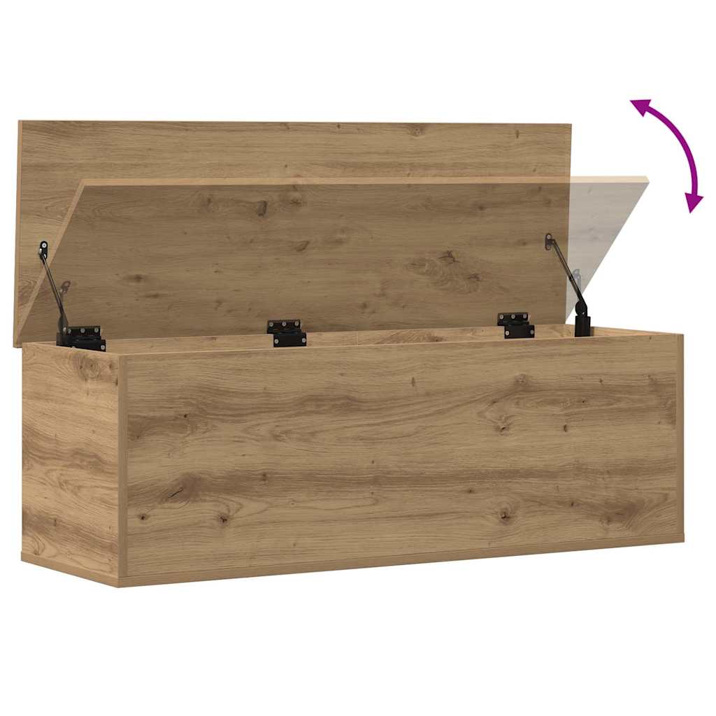 vidaXL Skrzynia do przechowywania Dąb rzemieślniczy 102 x 35 x 35 cm