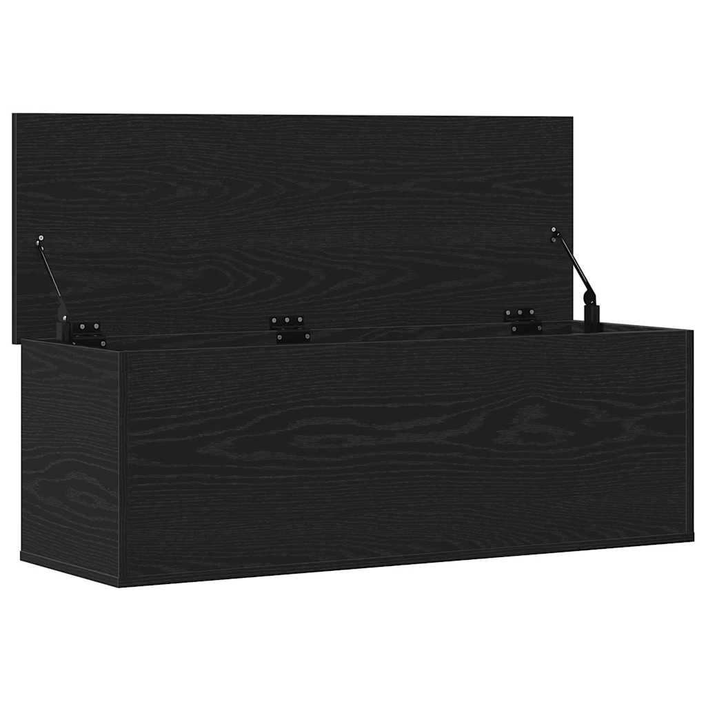 vidaXL Skrzynia do przechowywania Czarny Dąb 102 x 35 x 35 cm
