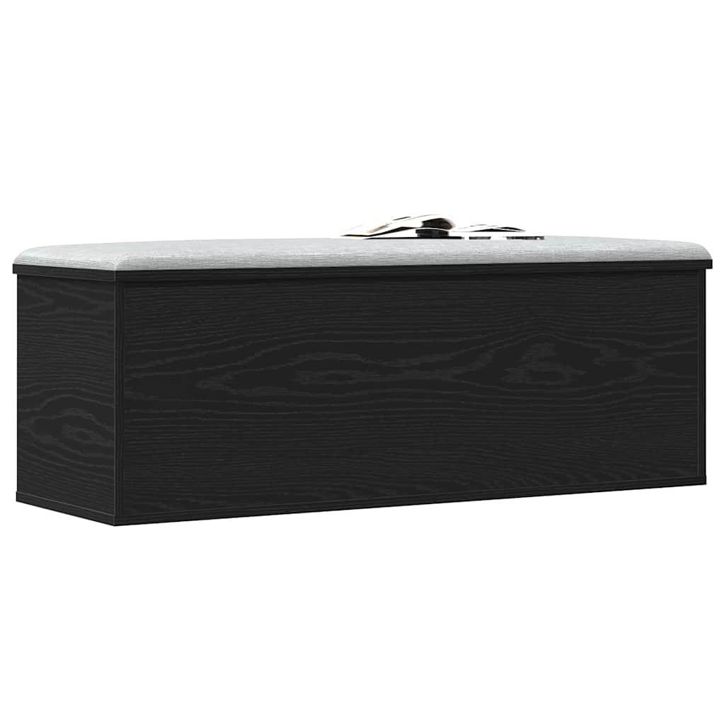 vidaXL Skrzynia do przechowywania Czarny Dąb 102 x 35 x 35 cm
