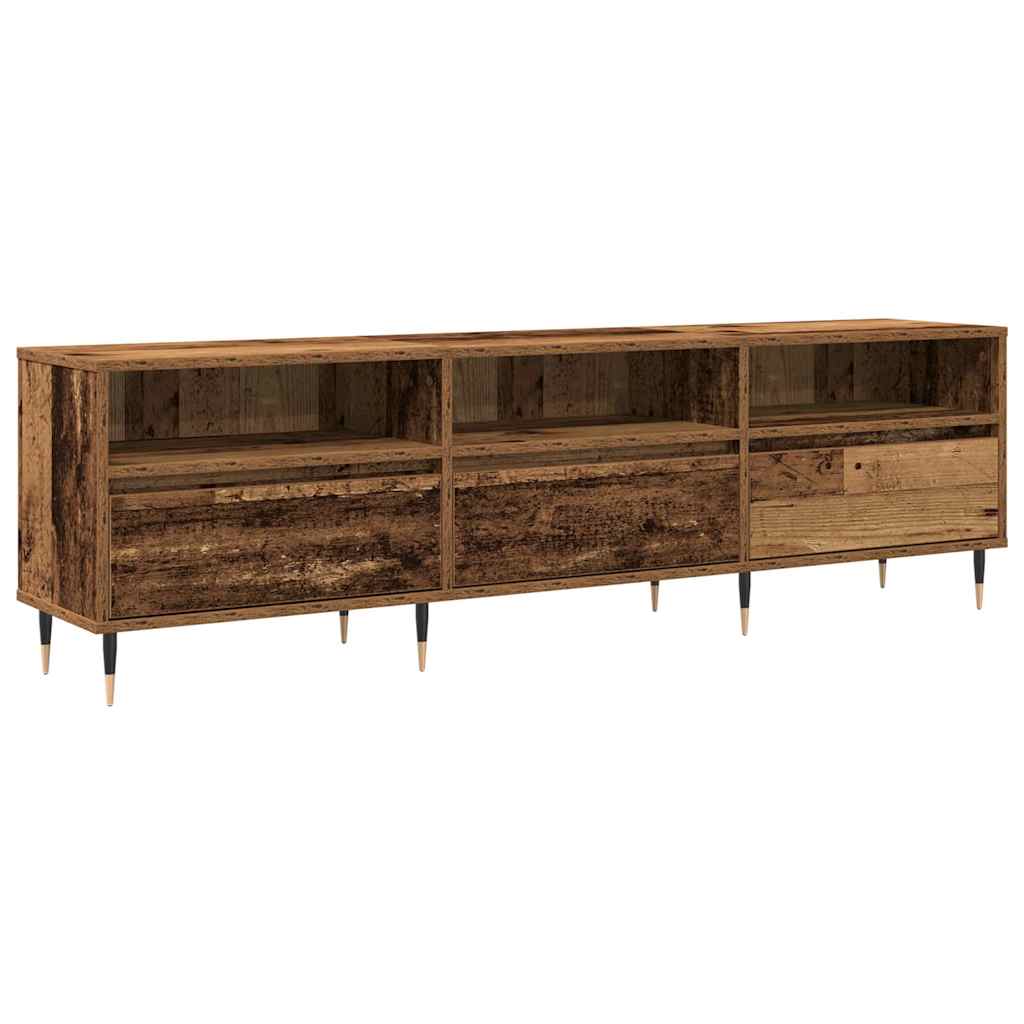 vidaXL Szafka pod telewizor Stare drewno 150 x 30 x 45 cm