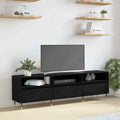 vidaXL Szafka pod telewizor Czarny Dąb 150 x 30 x 45 cm