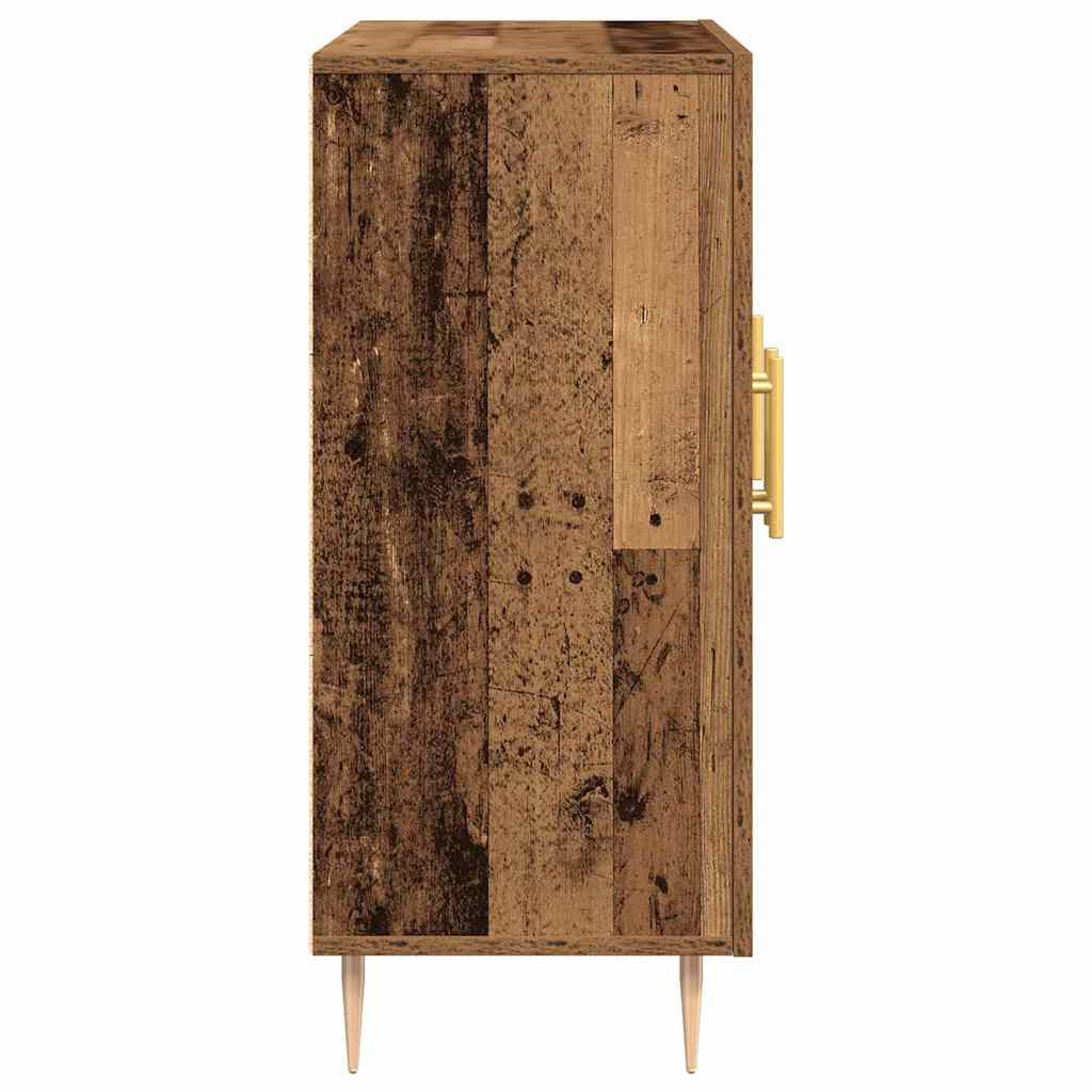 vidaXL Bufet Stare drewno 90 x 34 x 80 cm Materiał drewnopochodny