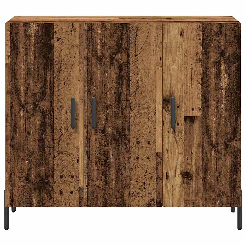 vidaXL Bufet Stare drewno 90 x 34 x 80 cm Materiał drewnopochodny