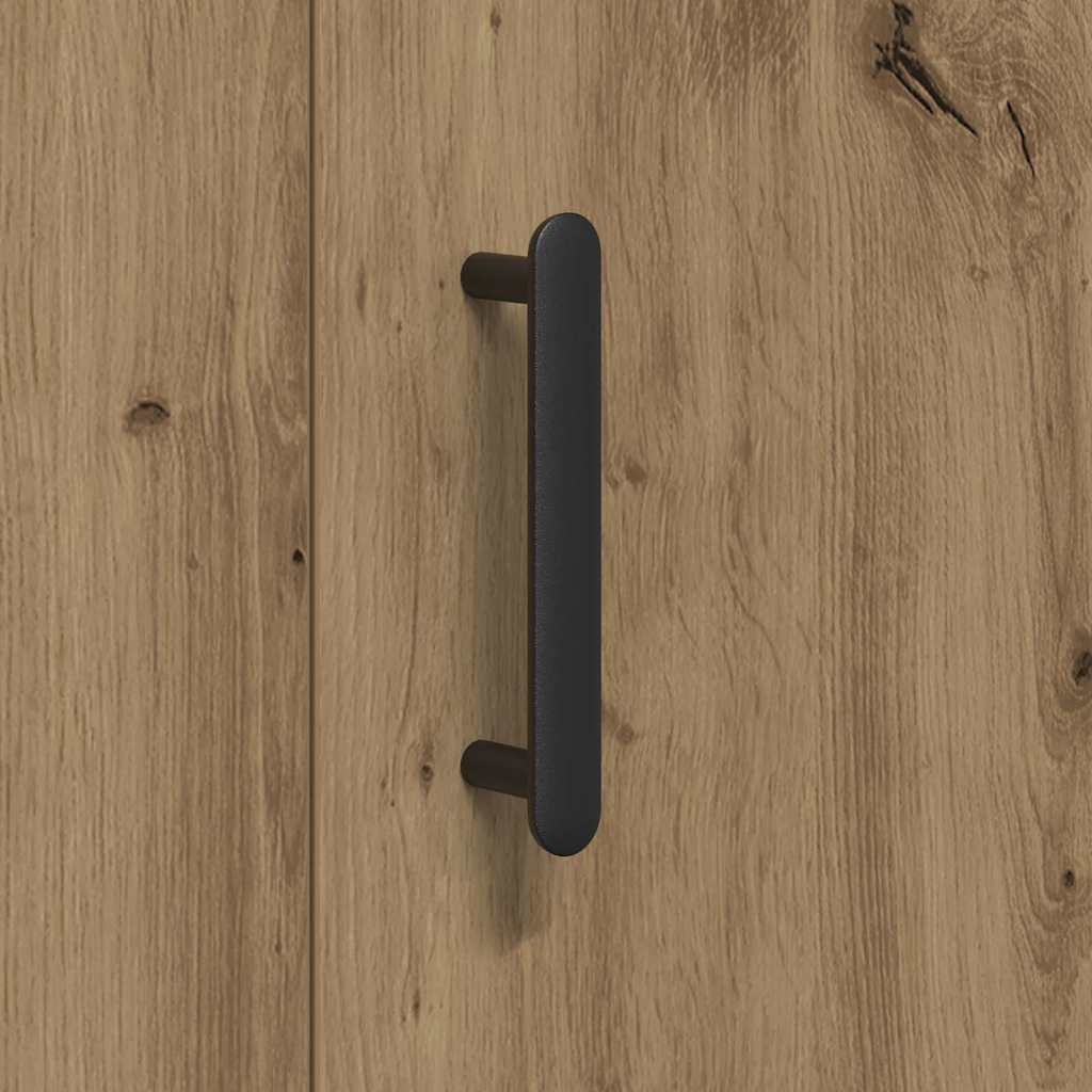 vidaXL Bufet Dąb rzemieślniczy 90 x 34 x 80 cm Materiał drewnopochodny