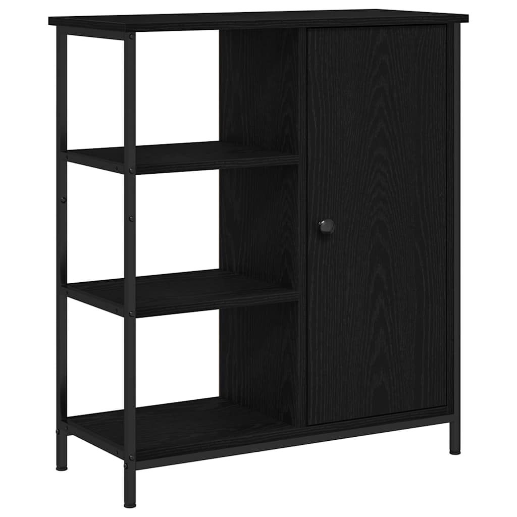 vidaXL Bufet Czarny Dąb 70 x 30 x 80 cm