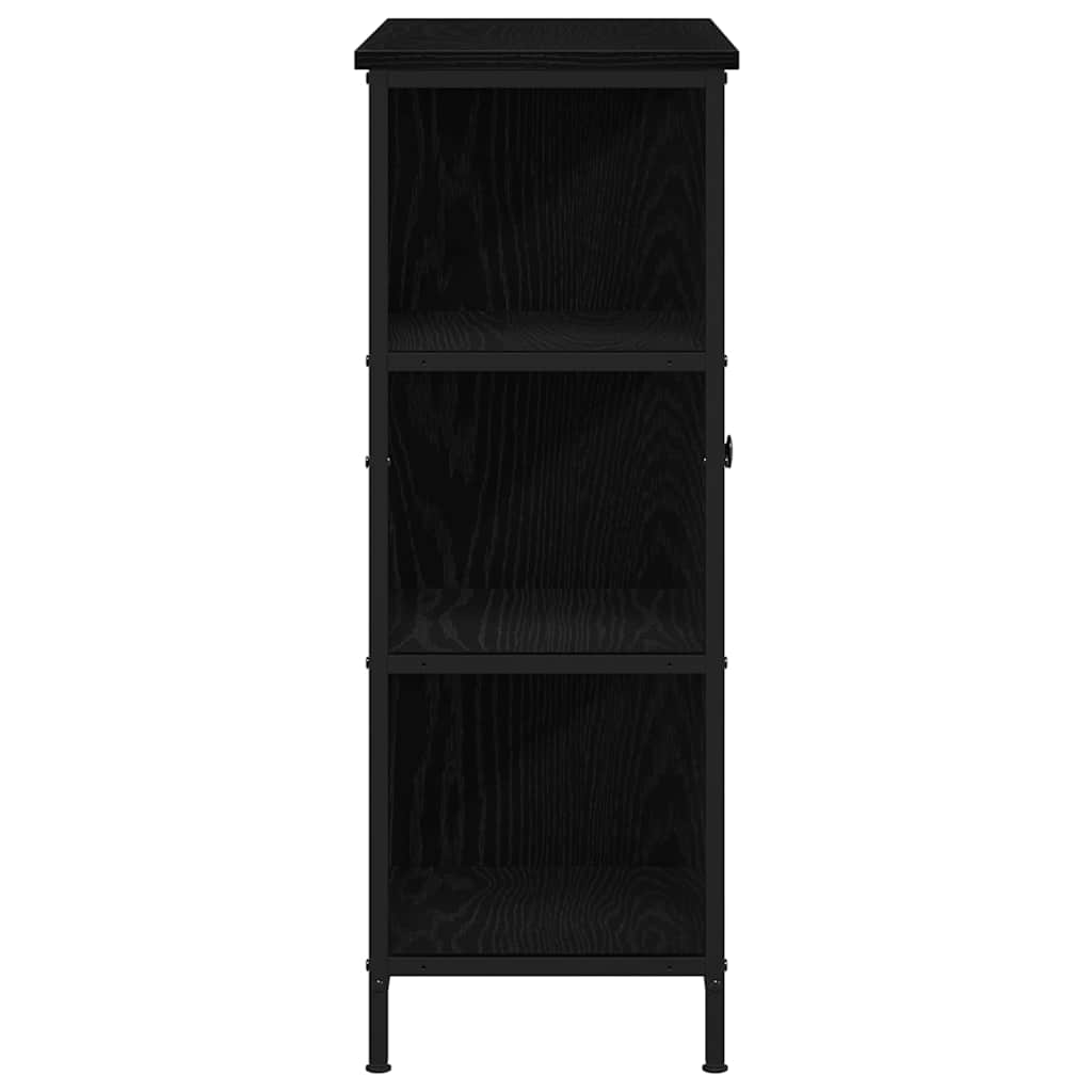 vidaXL Bufet Czarny Dąb 70 x 30 x 80 cm