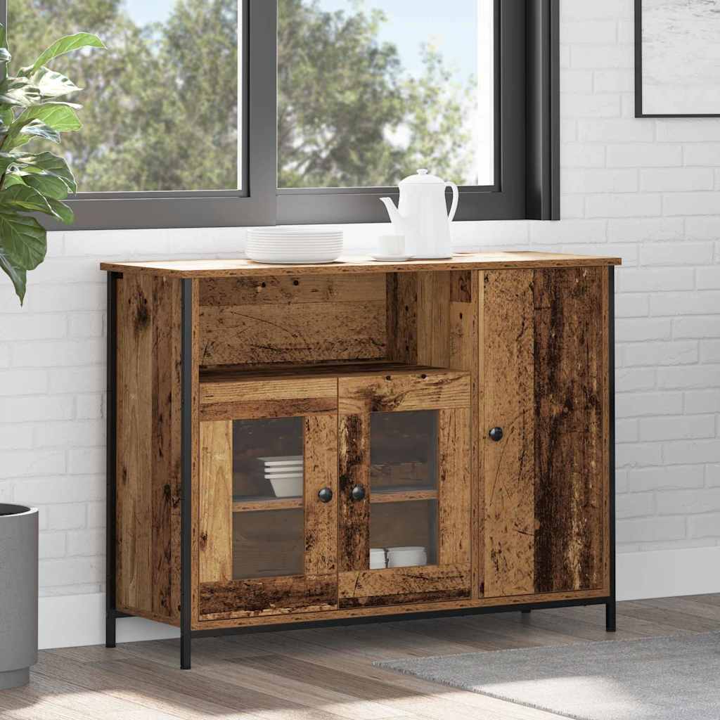 vidaXL Bufet Stare drewno 100 x 35 x 75 cm
