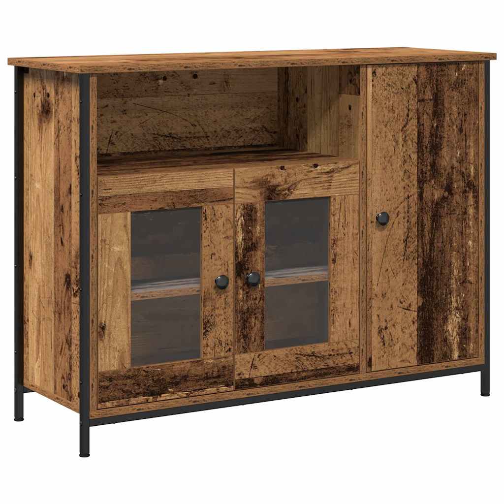 vidaXL Bufet Stare drewno 100 x 35 x 75 cm