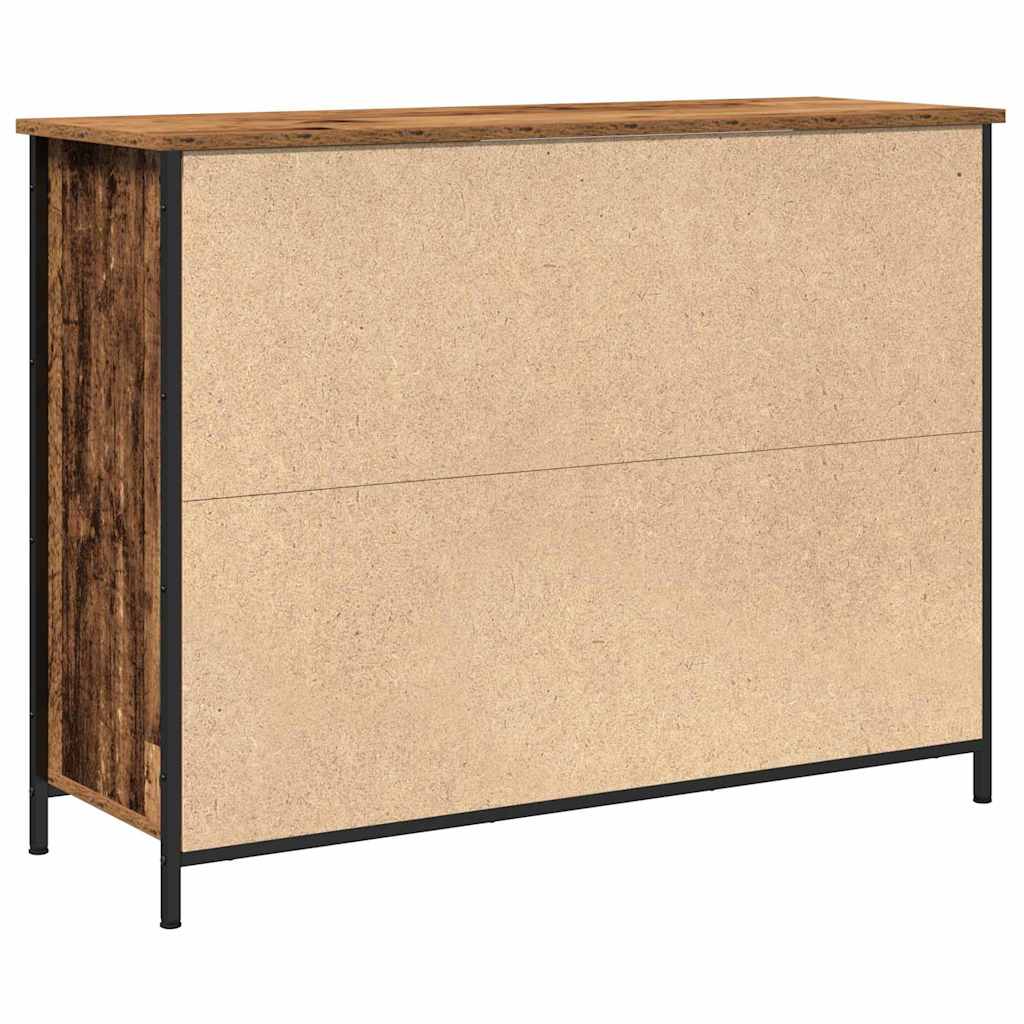 vidaXL Bufet Stare drewno 100 x 35 x 75 cm