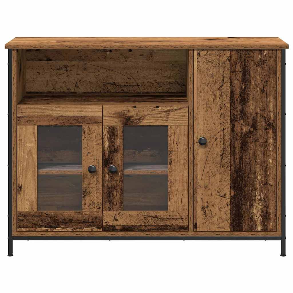 vidaXL Bufet Stare drewno 100 x 35 x 75 cm