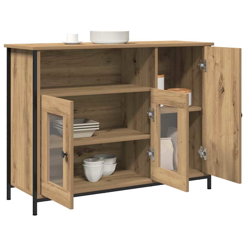 vidaXL Bufet Dąb rzemieślniczy 100 x 35 x 75 cm