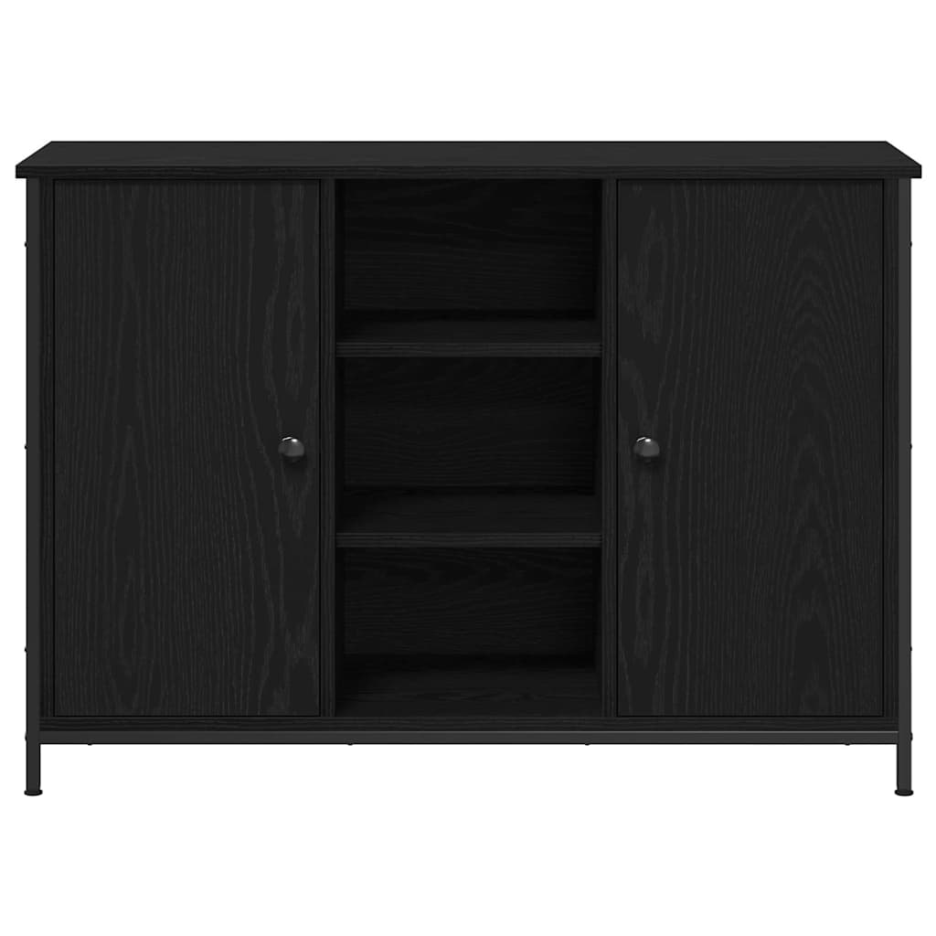 vidaXL Bufet Czarny Dąb 100 x 35 x 70 cm