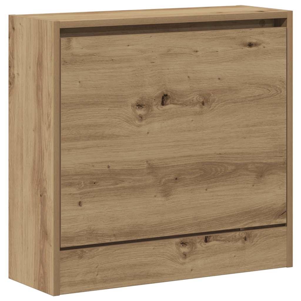 vidaXL Szafka na buty z półką Dąb rzemieślniczy 60 x 21 x 57 cm