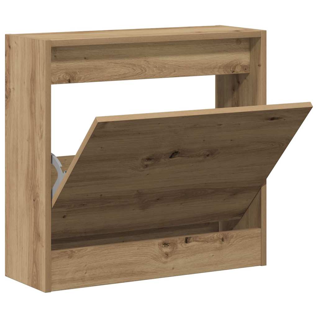 vidaXL Szafka na buty z półką Dąb rzemieślniczy 60 x 21 x 57 cm