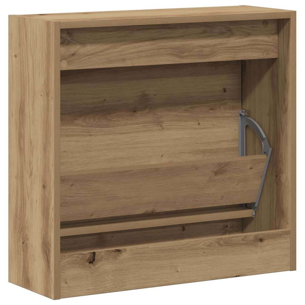vidaXL Szafka na buty z półką Dąb rzemieślniczy 60 x 21 x 57 cm