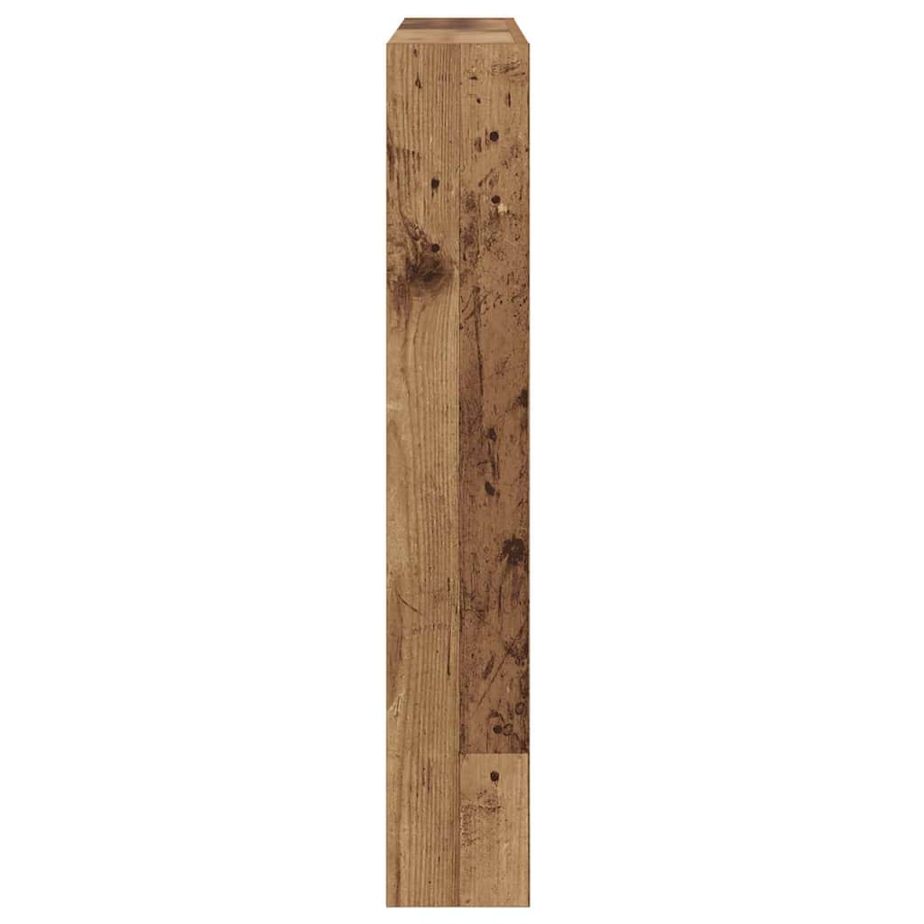 vidaXL Zagłówek Stare drewno 120 x 17 x 102 cm Materiał drewnopochodny