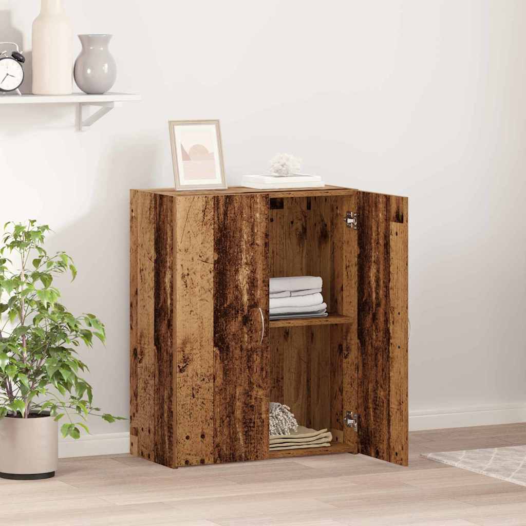 vidaXL Biurowa szafka Stare drewno 70 x 32 x 77.5 cm