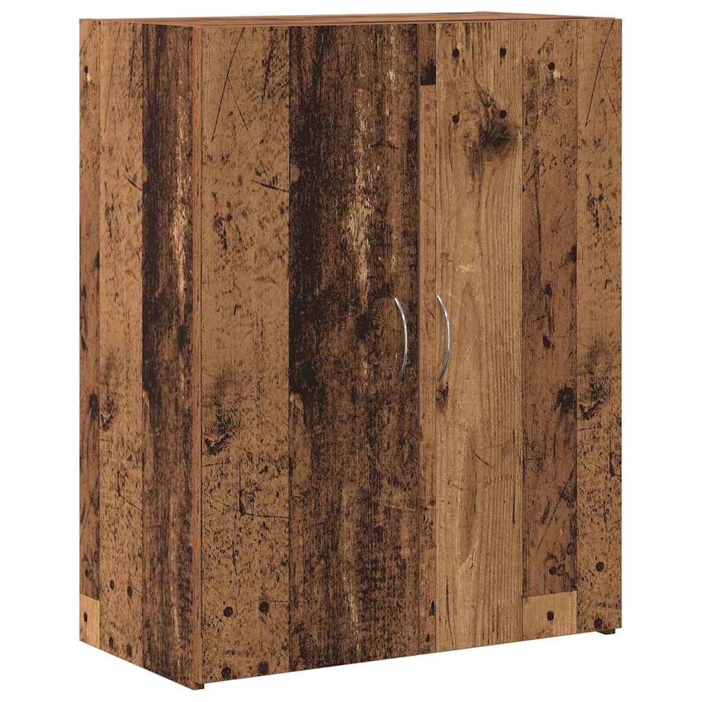 vidaXL Biurowa szafka Stare drewno 70 x 32 x 77.5 cm