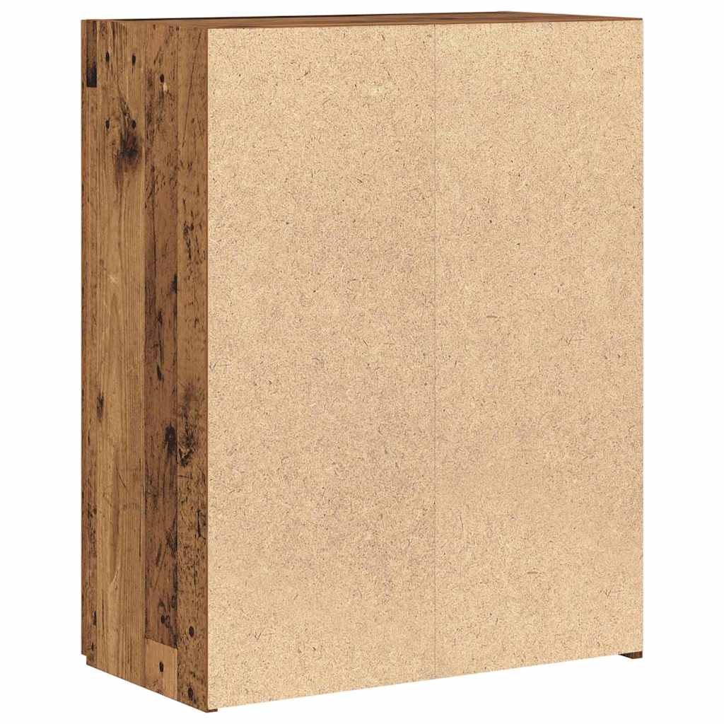 vidaXL Biurowa szafka Stare drewno 70 x 32 x 77.5 cm