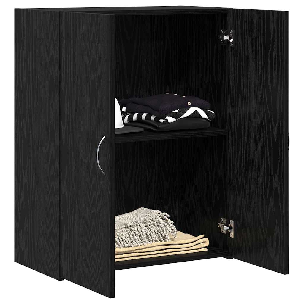 vidaXL Biurowa szafka Czarny dąb 70 x 32 x 77.5 cm Drewno inżynieryjne